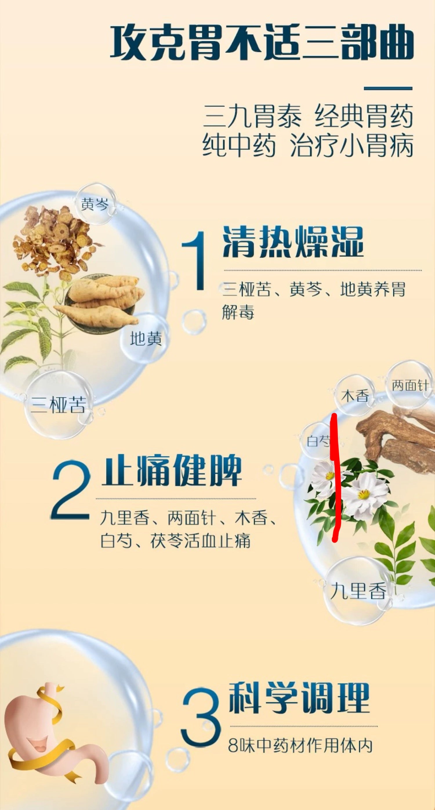 Sanjiu Weitai Granules 6 sachets * 20g