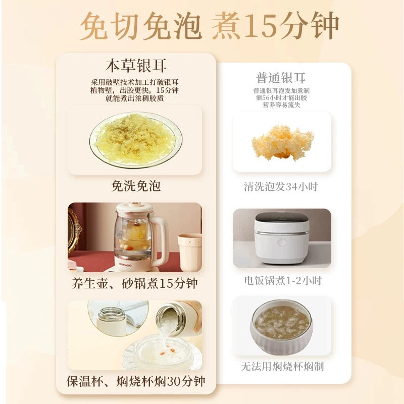 颜冠燕本草銀耳 225g｜快速出胶 免煮即食