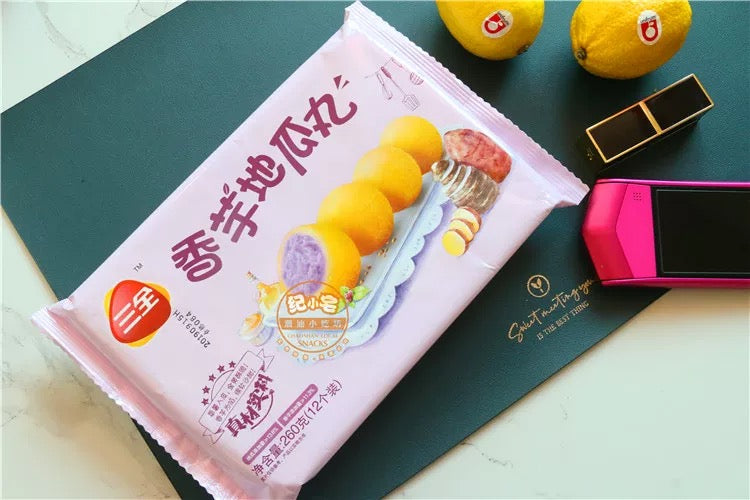 Sanquan Taro and Sweet Potato Balls