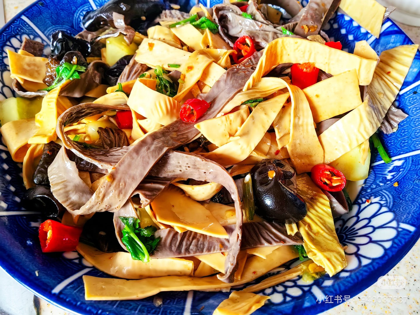 Yunnan Shiping Tri-Color Tofu Skin 500g/bag