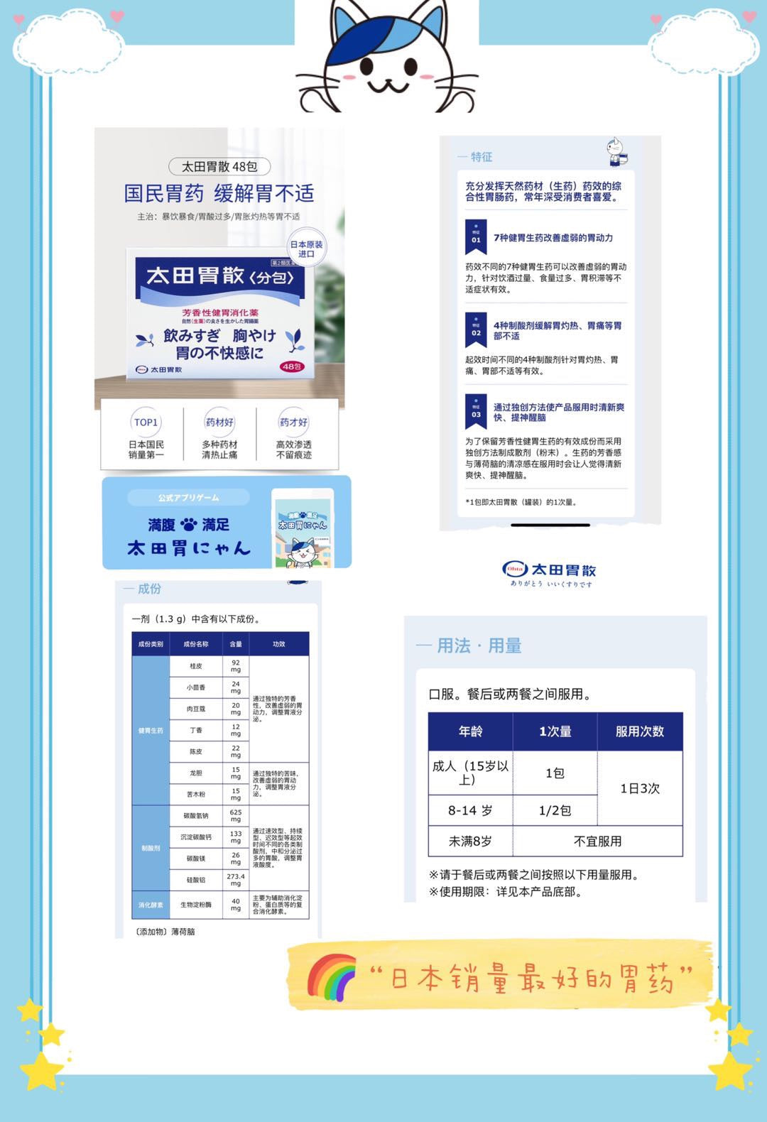 Ohta's Isan 48 sachets