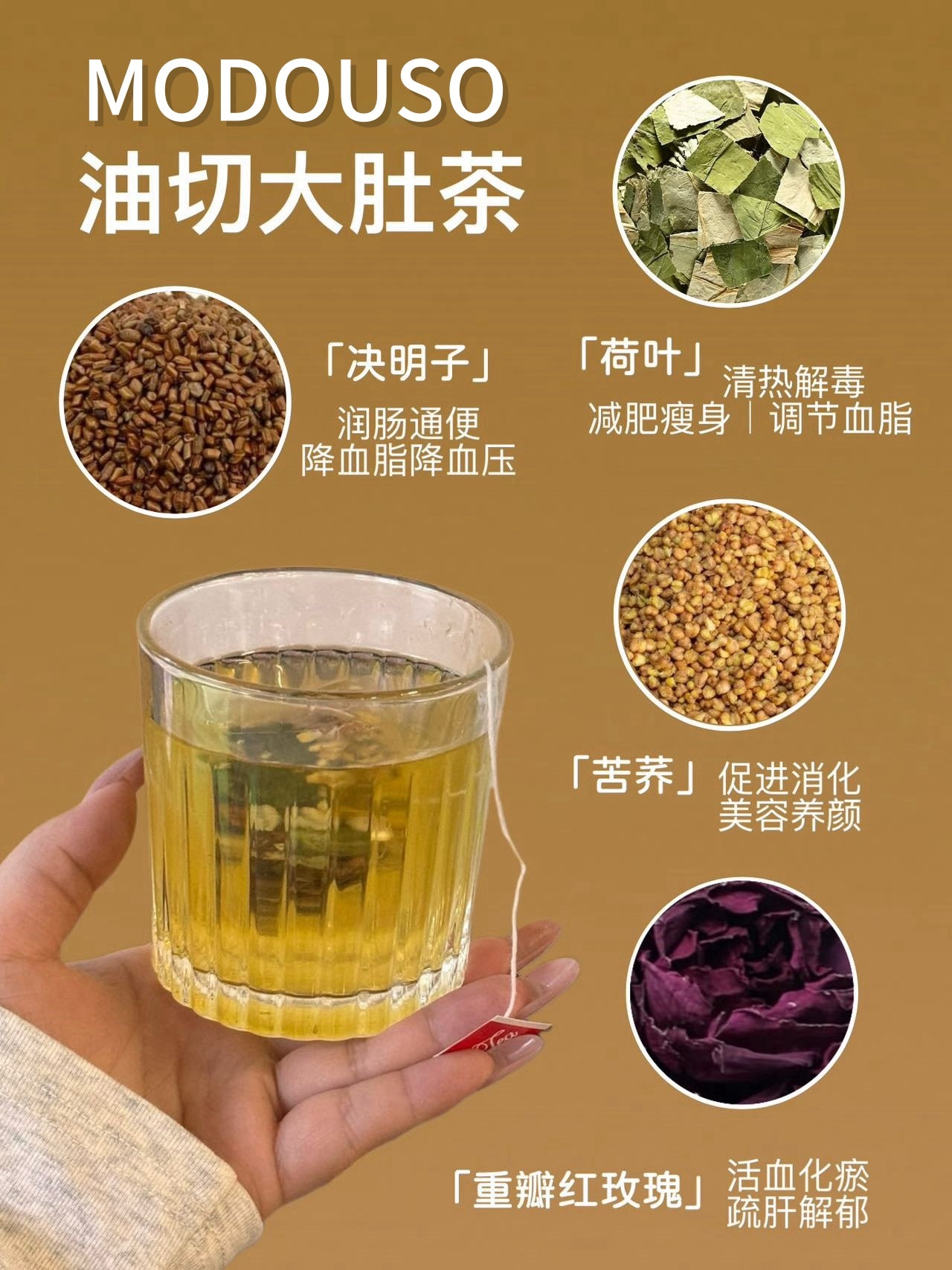 仁医馆·油切大肚茶 5g*12小包/盒
