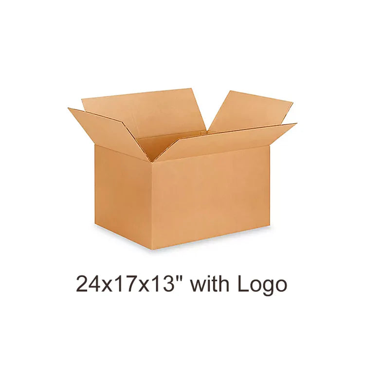 24x17x13" With Logo Corrugated Boxes