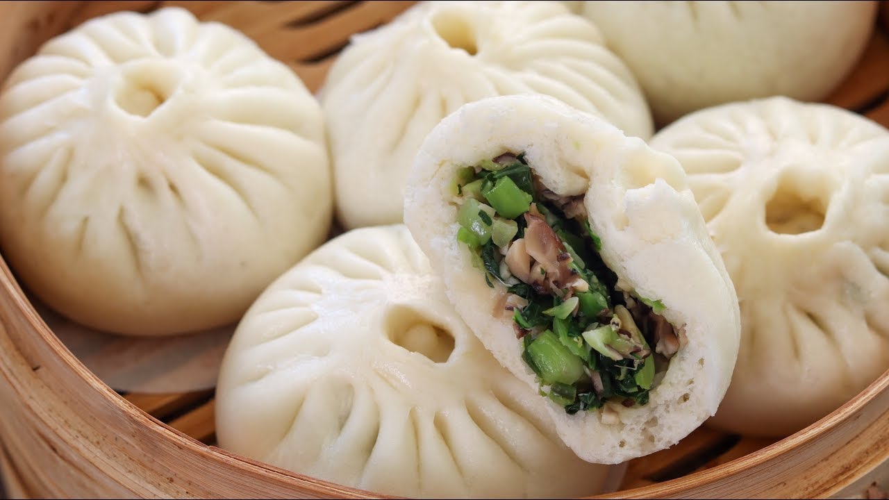 White Orchid Mushroom & Vegetable Buns 6 pcs/pack