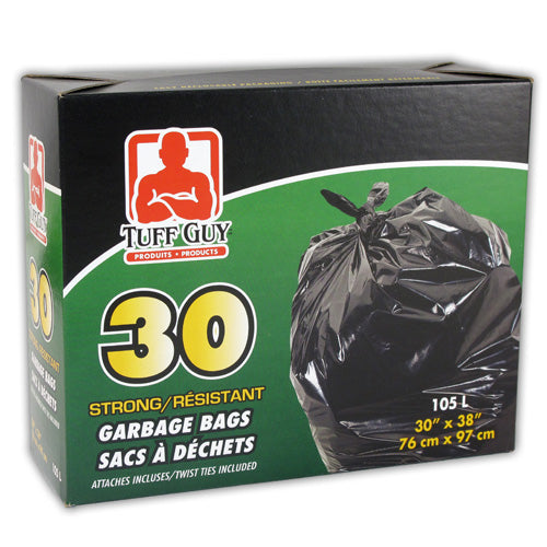 GARBAGE BAGS 30"x38" 30pk
