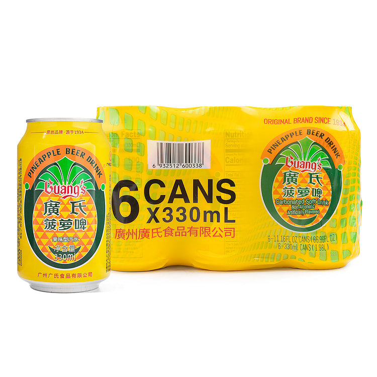 广式菠萝啤酒24瓶