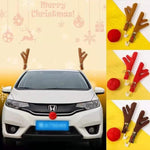 Christmas Car Reindeer Antler Decorations 2 Pcs/Pair