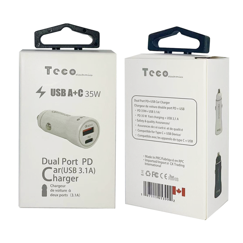 Teco PD+USB 双口车充
