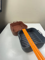 Air Fryer Silicone Mats x 2 (Thick Food-Grade Silicone Material)