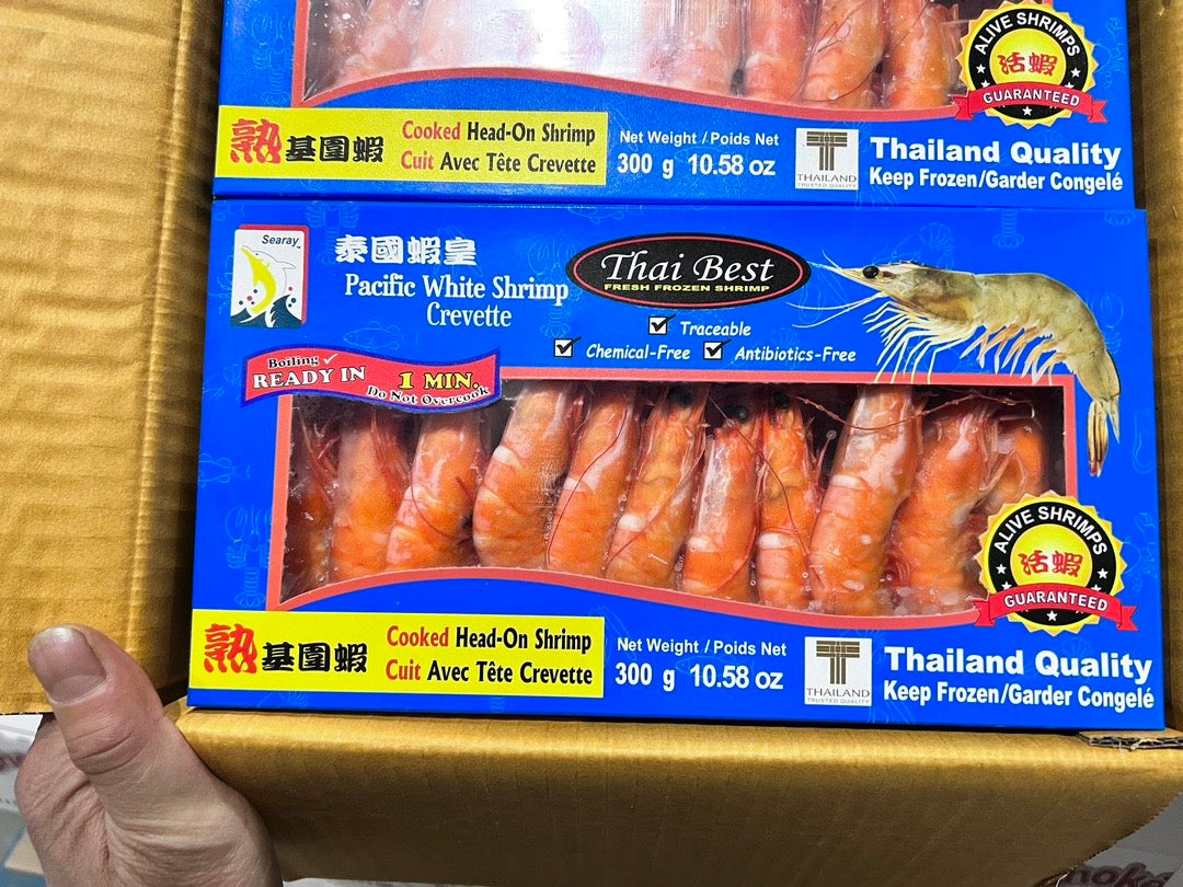 泰国虾皇【熟基围虾】300g