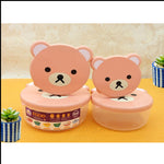 Cartoon Dessert Sealed Lunch Box 4-Piece Set