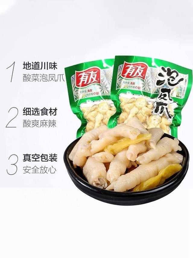 有友泡椒凤爪80g一包