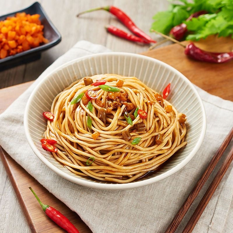 Dahan Kou Hot Dry Noodles (Original Flavor, Dry Mix) - Contains 5 packets