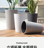 Large Tall Nordic Style Ceramic-Look Flower Pot 28cm*42cm