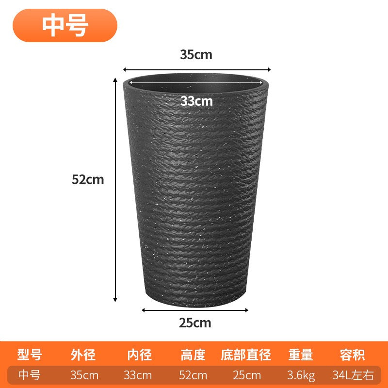 Large Tall Nordic Style Anti-Ceramic Planter, Medium, 35cm*52cm