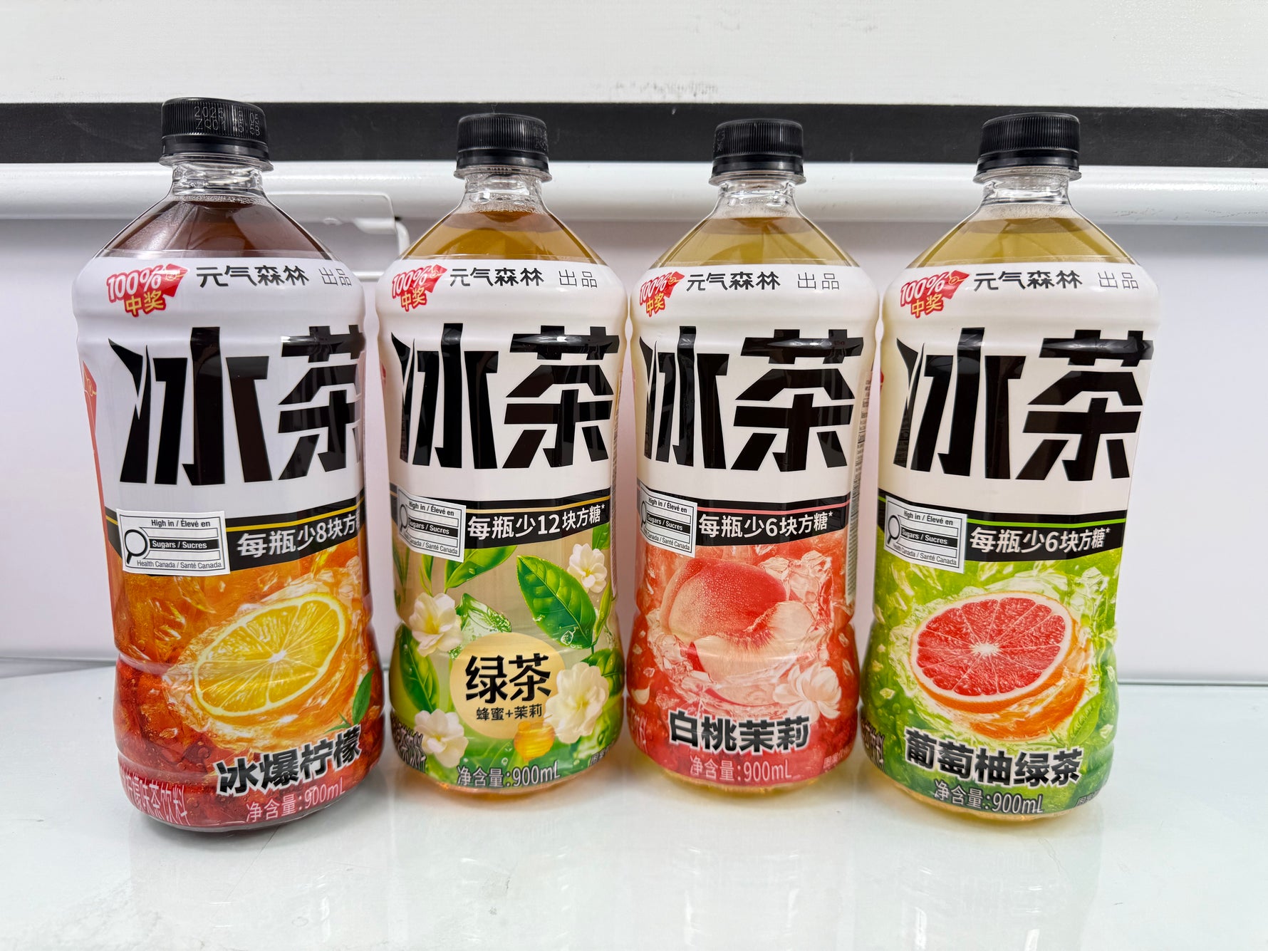 Genki Forest Iced Tea Series 900ml x 12 bottles (pickup only)