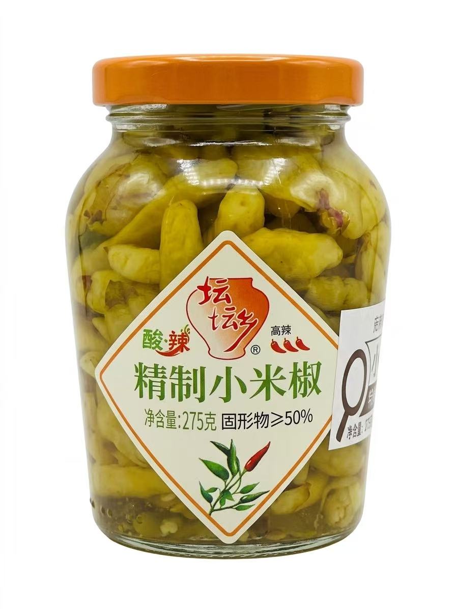 坛坛红精制小米椒 275g 香辣开胃
