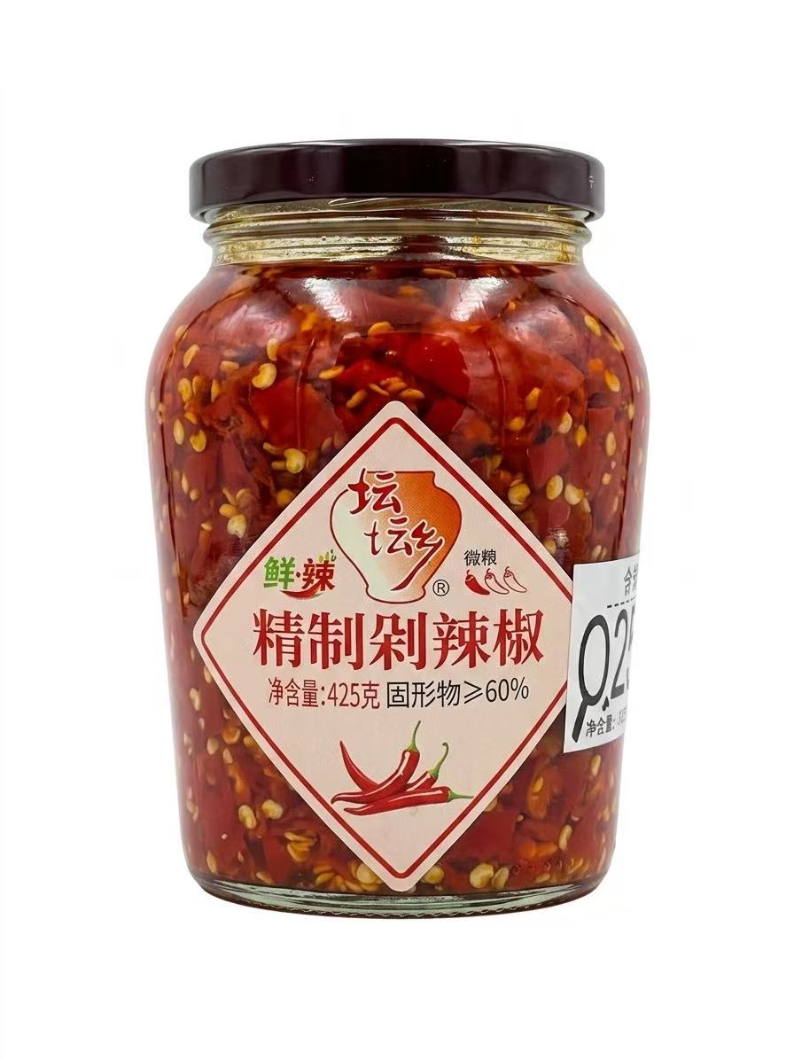 坛坛乡精制剔辣椒 425g 香辣开胃