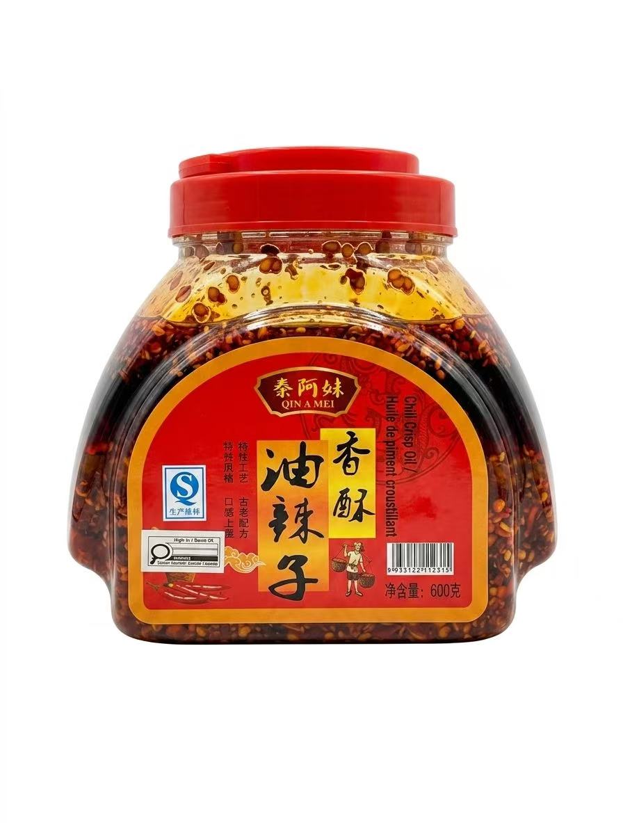 秦阿妹香酥油辣子 600g 香辣酥脆