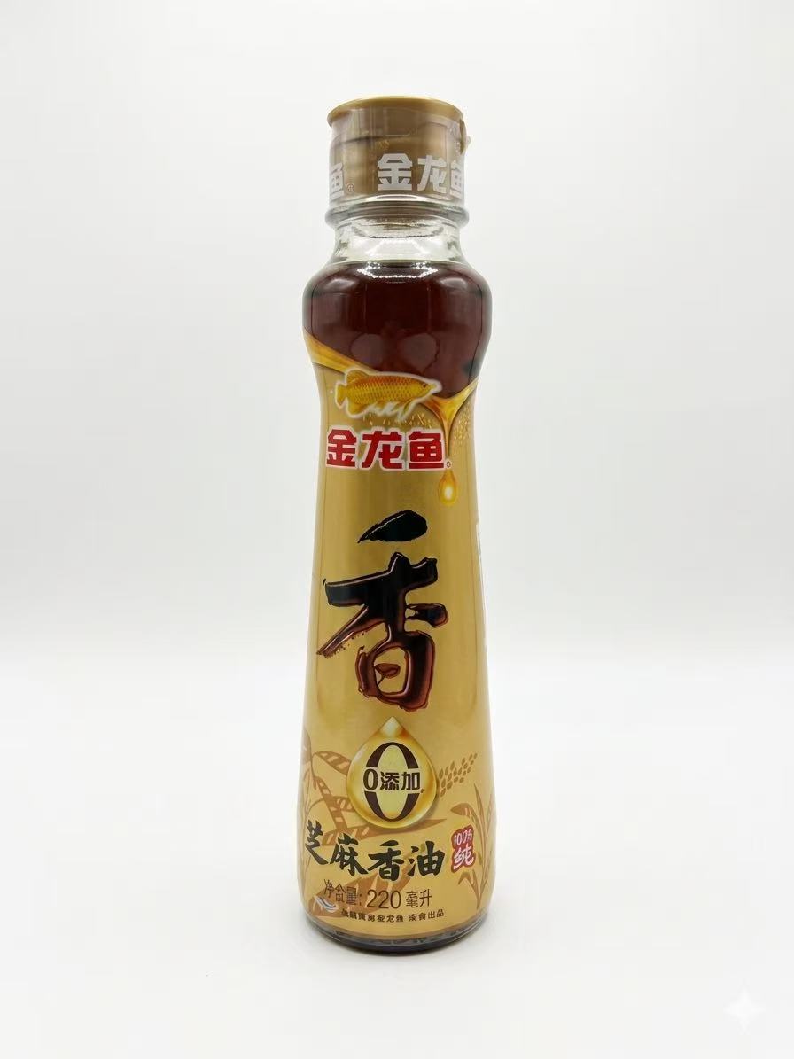 金龙鱼芝麻香油 220ml 纯香提味
