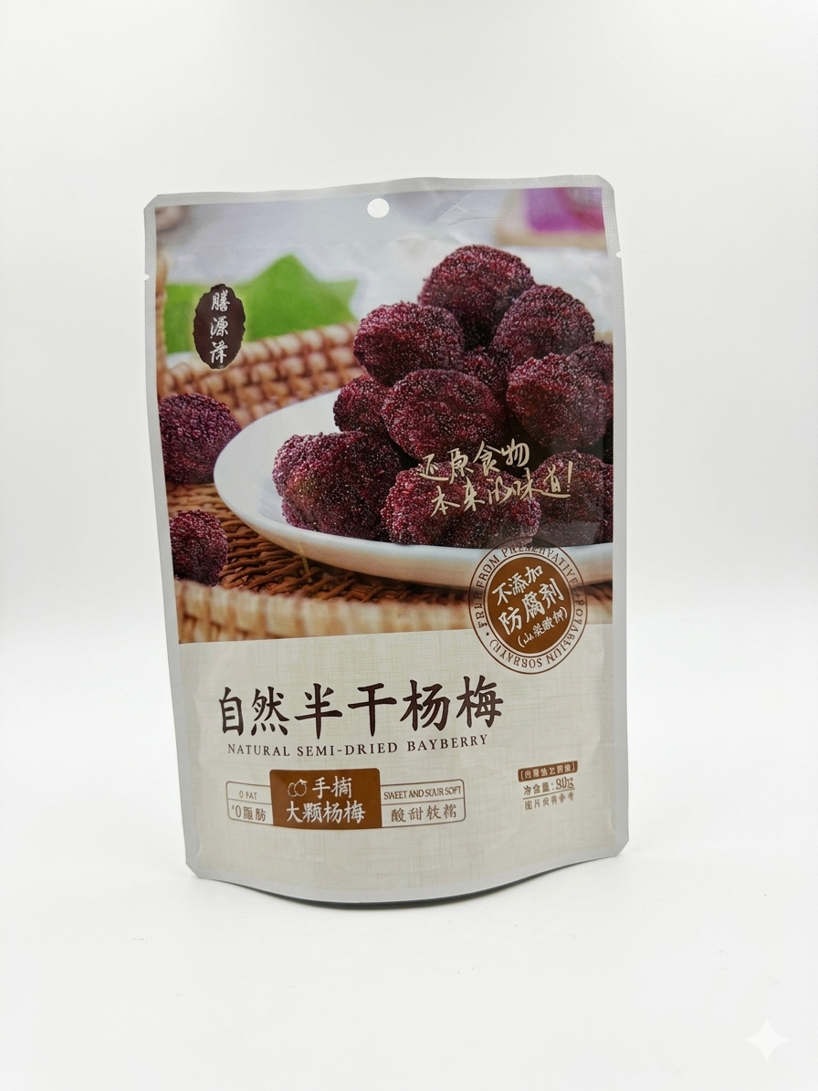 自然半干杨梅 80g