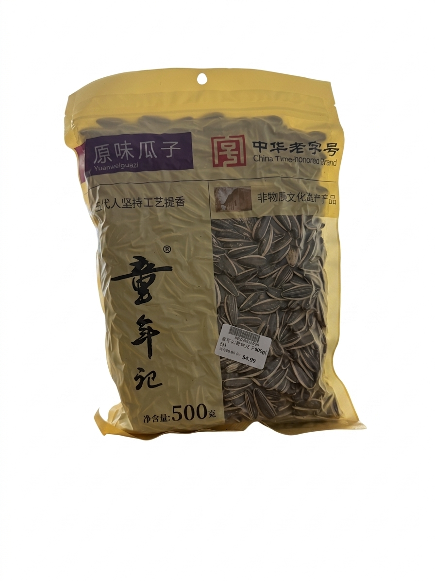 童年记原味瓜子 500g 香脆耐嚼