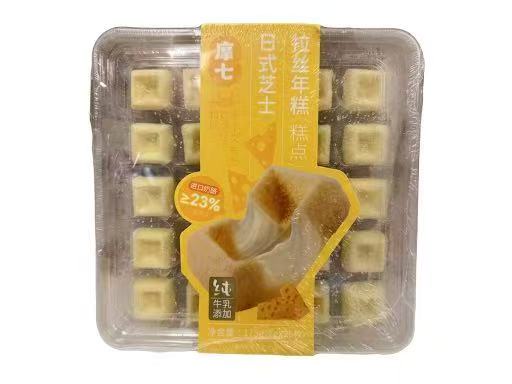 摩七 日式拉丝年糖 25粒装 Q弹拉丝 火锅烧烤必备