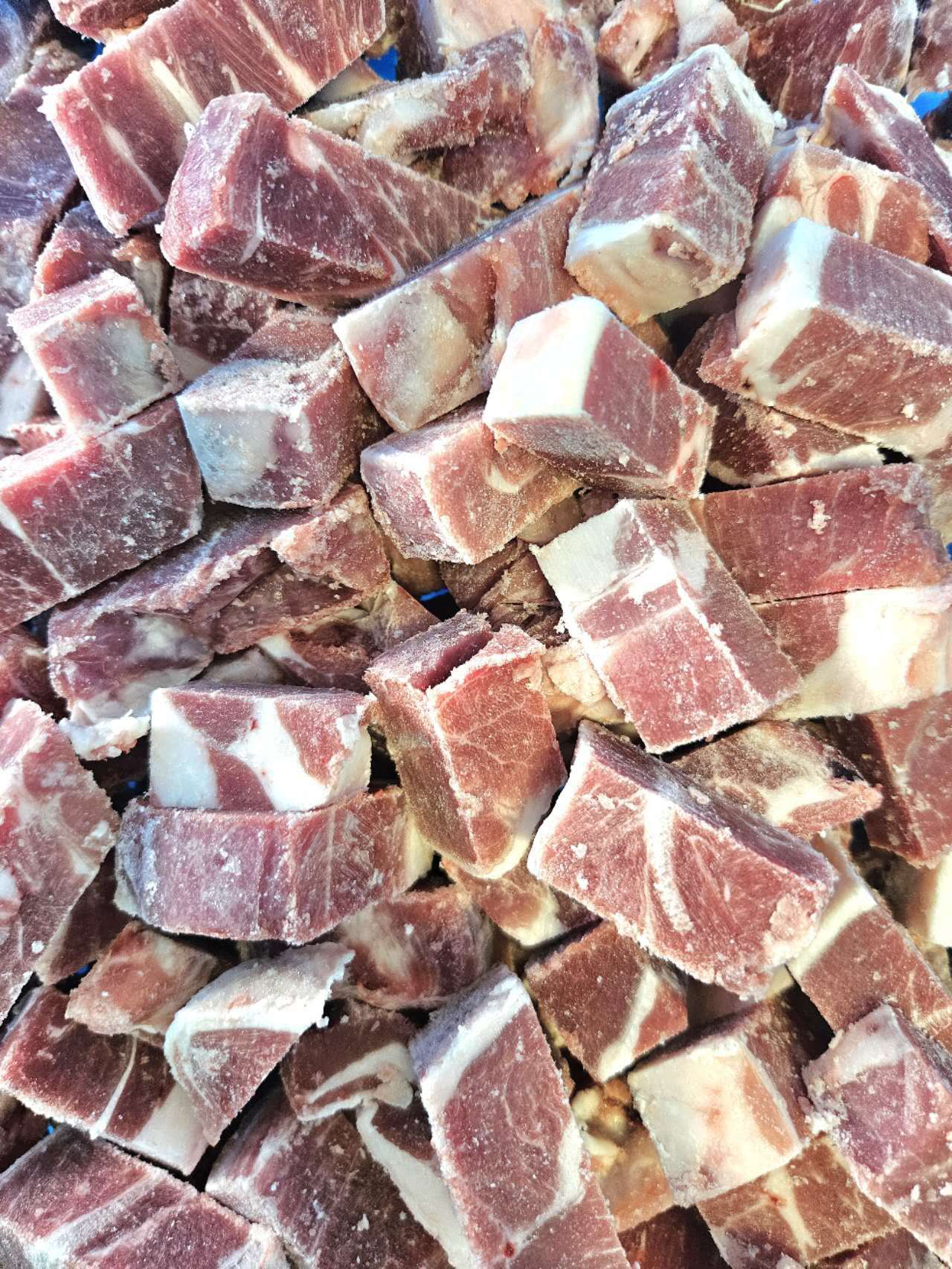 冰鲜无骨羊肩肉切粒 烧烤/炖煮 2.5磅