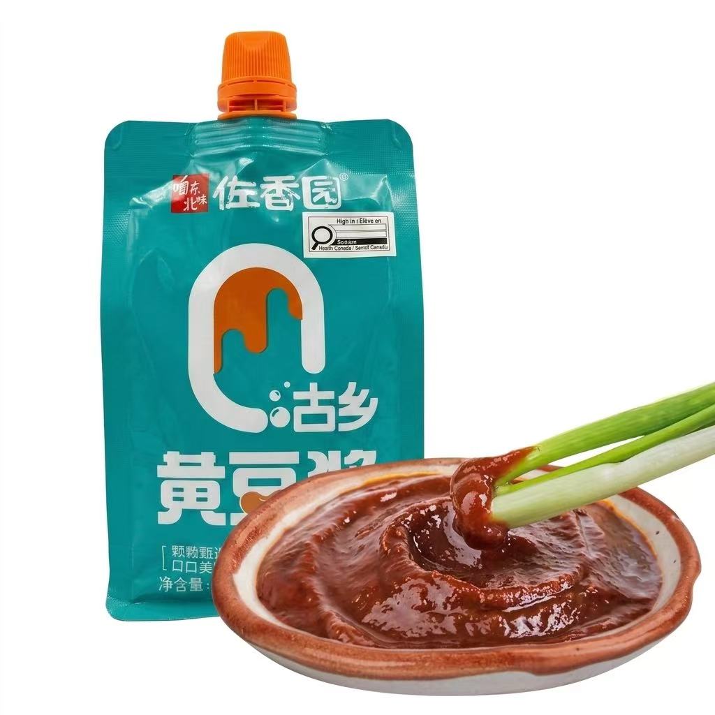 佐香园 古乡黄豆酱 450g｜东北老酱味
