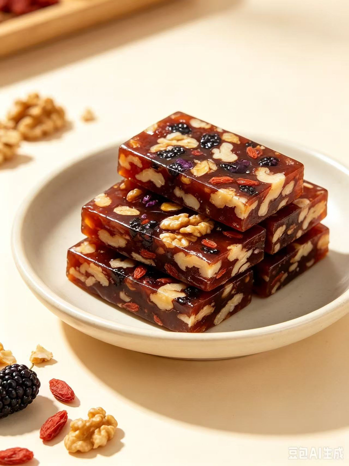 承枫桑葚枸杞核桃糕 150g｜软糯清甜