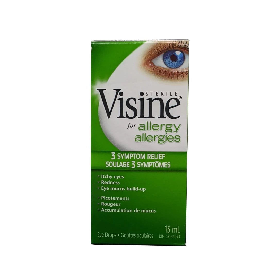 Visine for Allergy 3 Symptom Relief Eye Drops (15 mL)