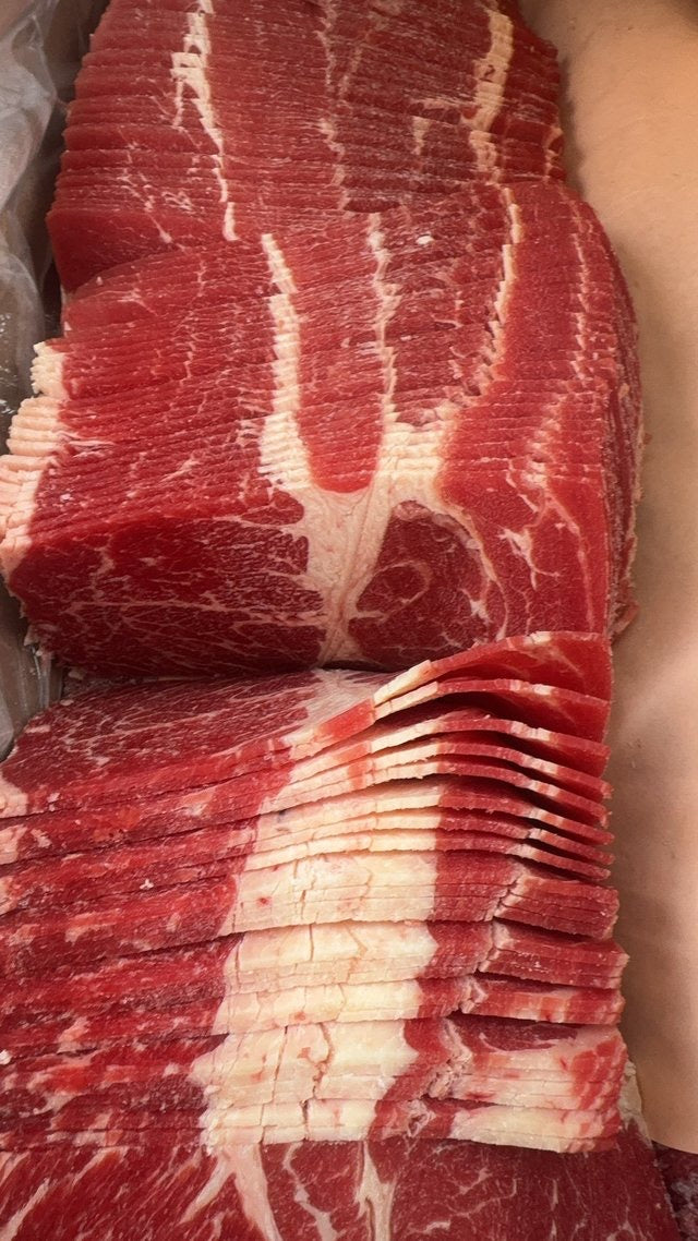 黑安格斯原切雪花牛肉片｜本地阳光牧场出品（2磅装）