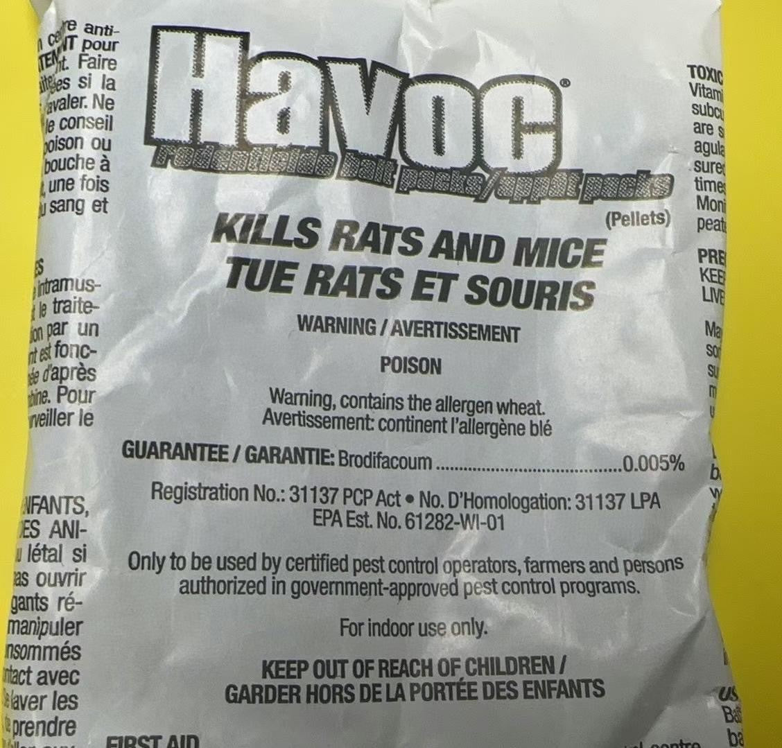 Rat poison 3 packs