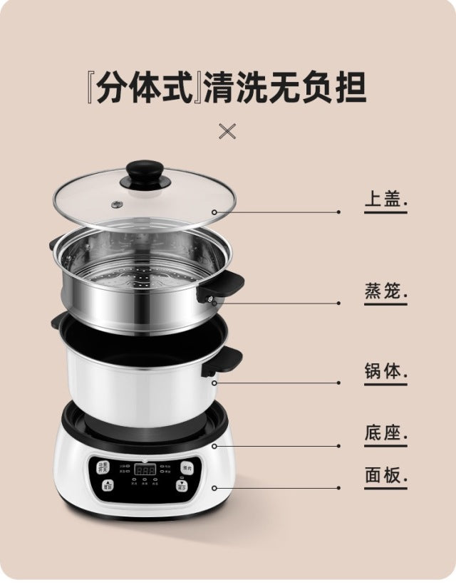 Internet-famous multi-functional split electric hot pot 110v North American version