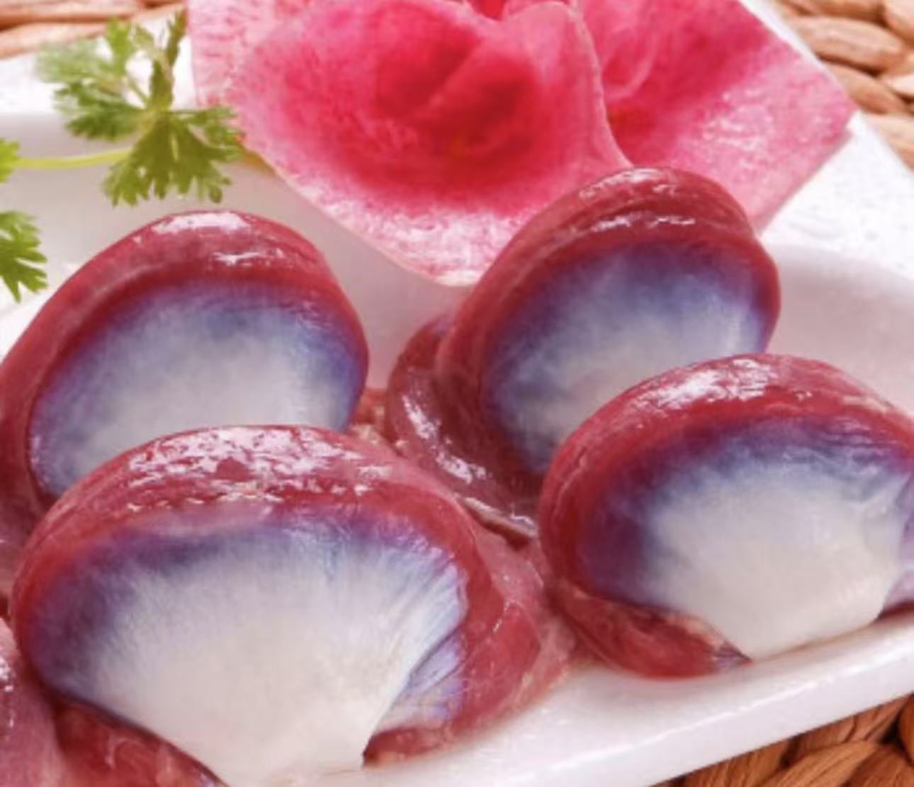 Vacuum-packed chilled duck gizzards 500g x 2 packs