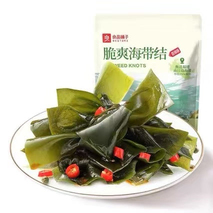 良品铺子香辣海带结 脆嫩鲜辣 开袋即食