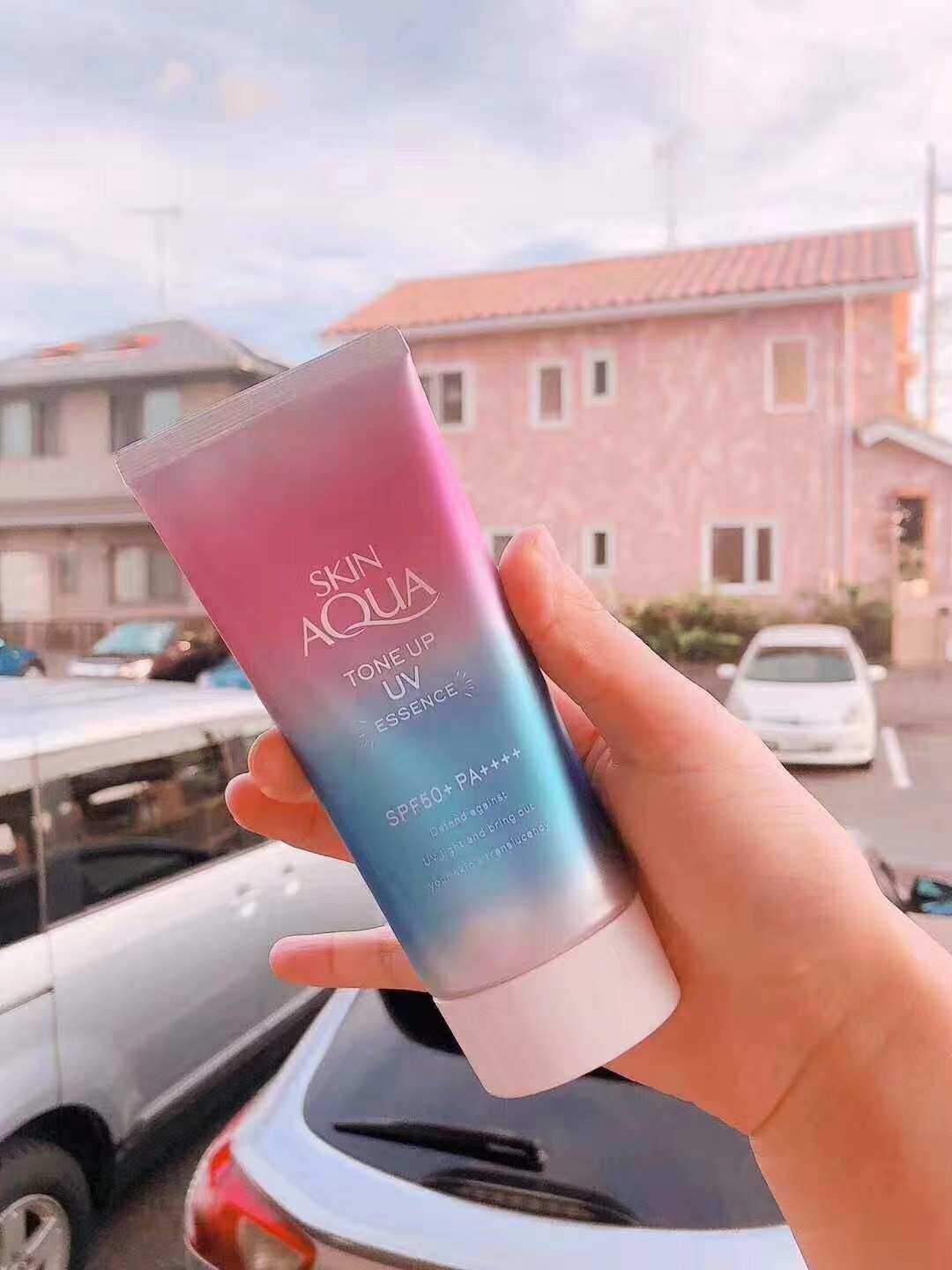 曼秀雷敦 Skin Aqua 薰衣草防晒霜 80g SPF50+ PA++++