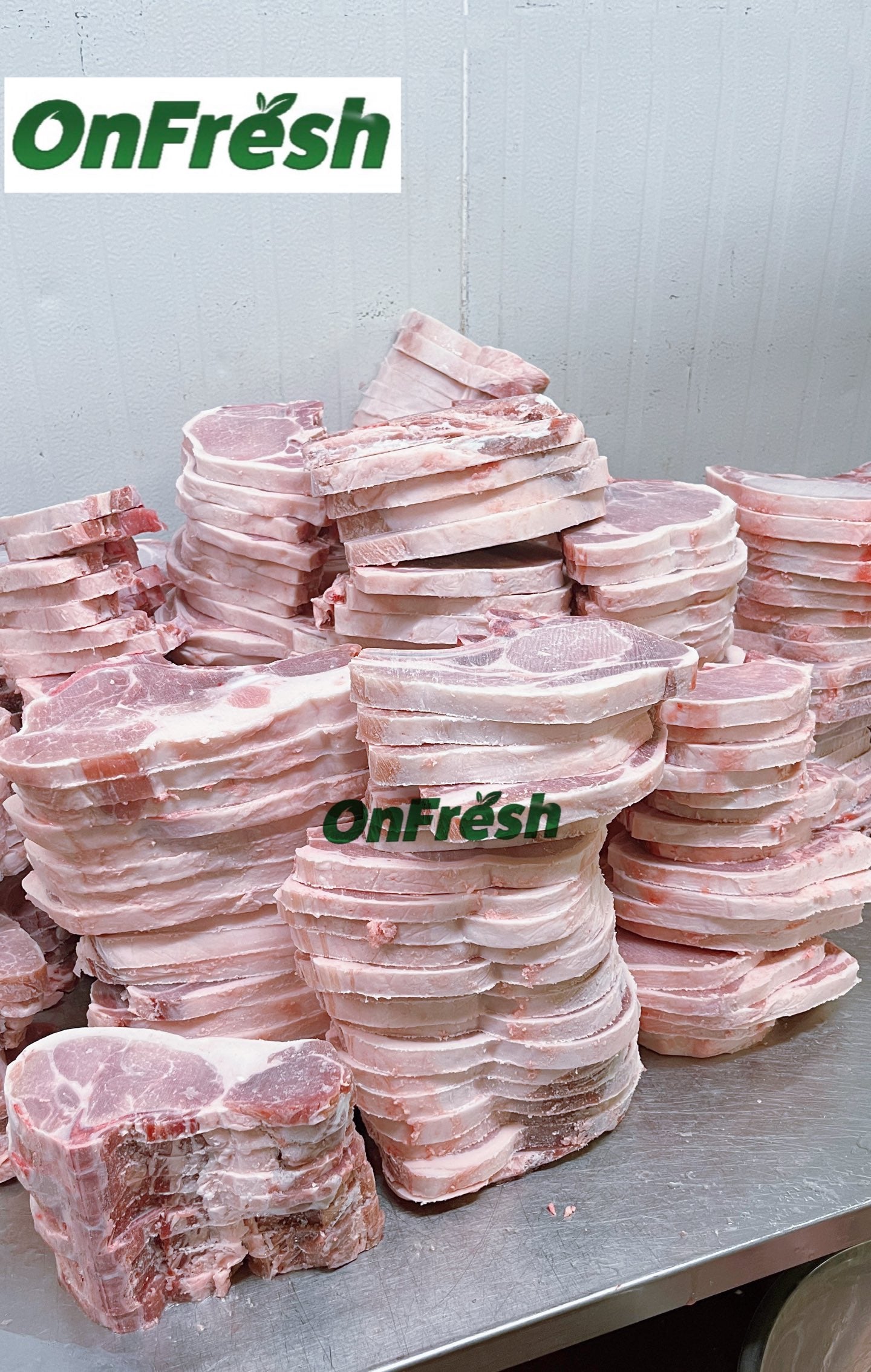 OnFresh全自然带骨猪扒 2磅