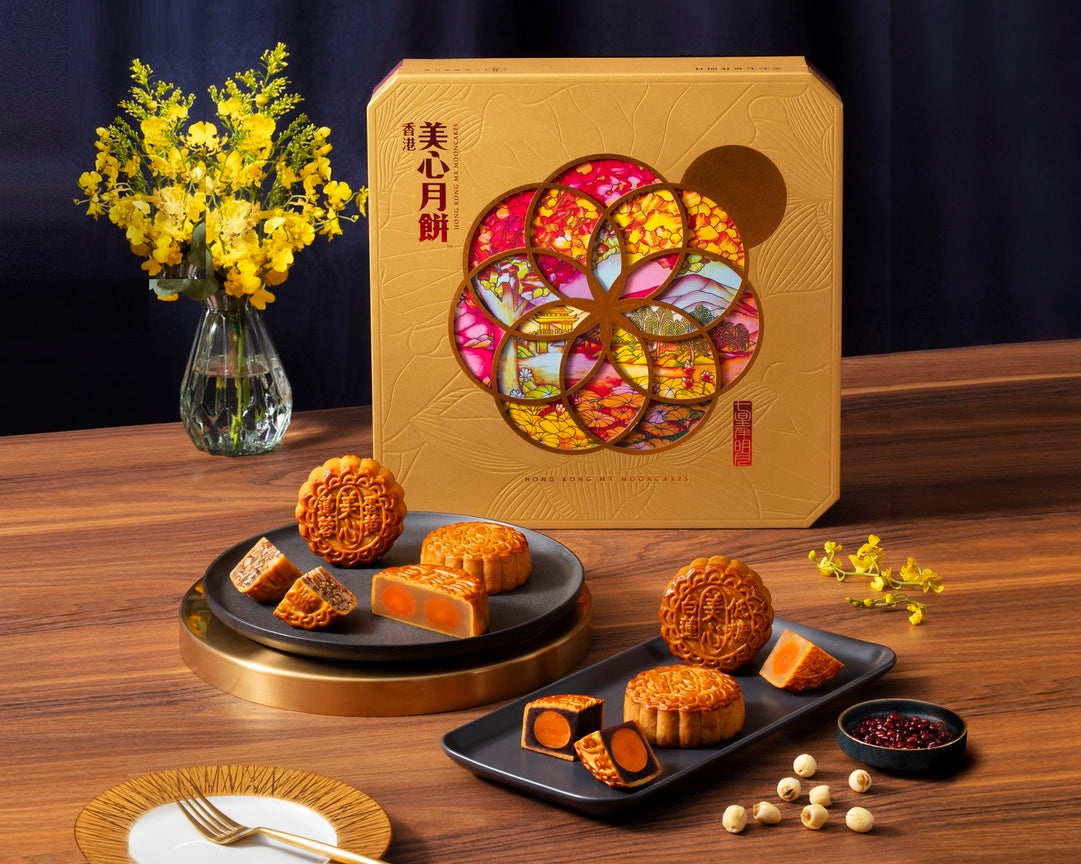 美心七星伴明月月饼 1kg/盒(8粒)