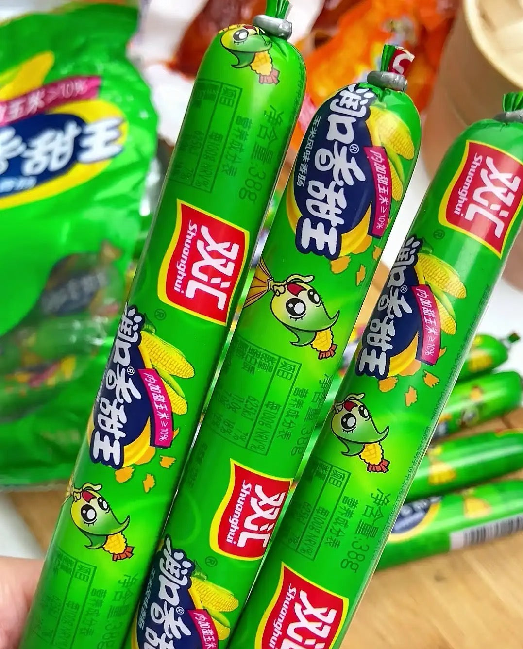 双汇润口香甜玉米风味肠 38g/根