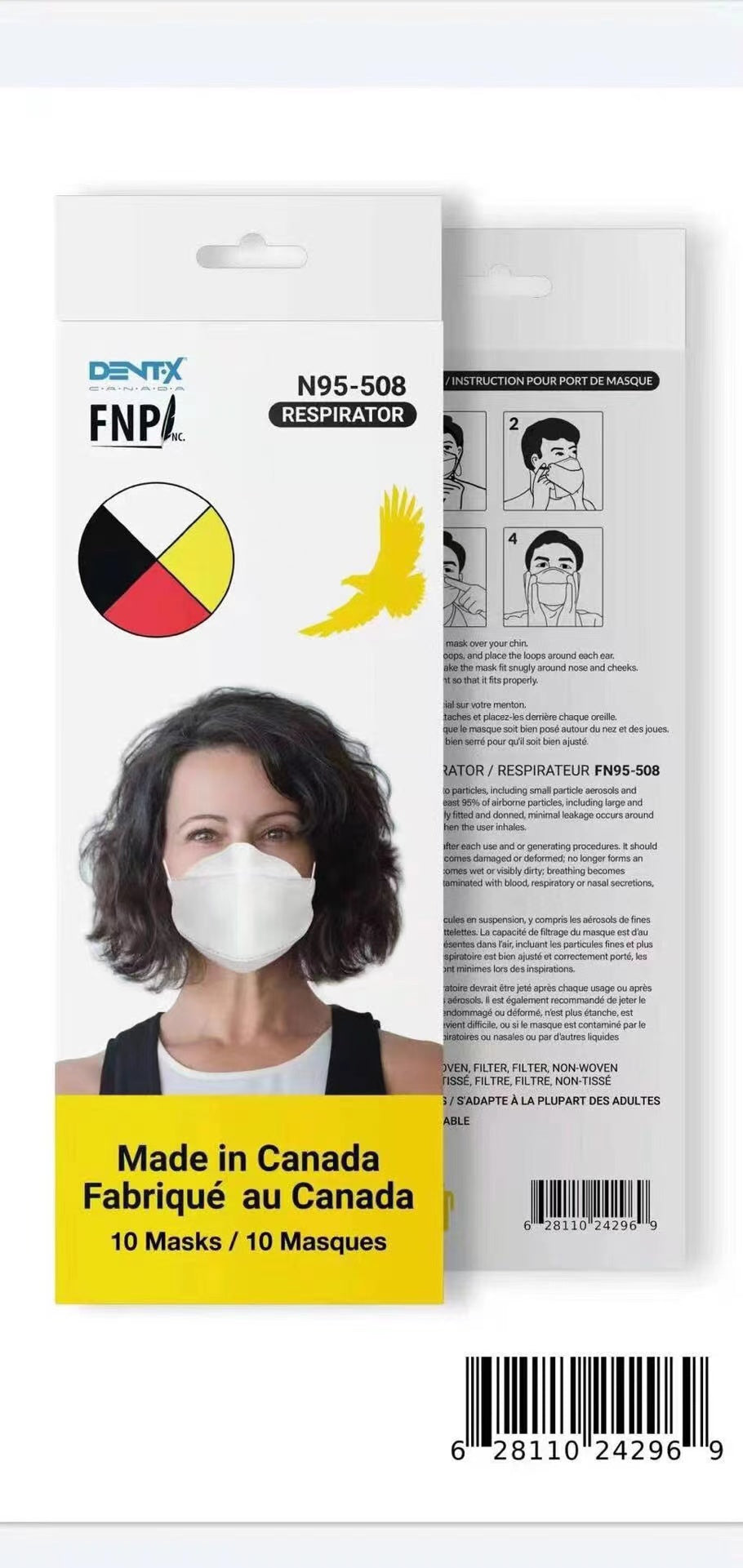 Dentx N95 masks manufactured in Canada