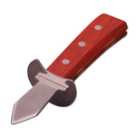 Oyster shucking knife, wooden handle