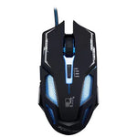 追光豹T02电竞静音游戏发光有线背光鼠标