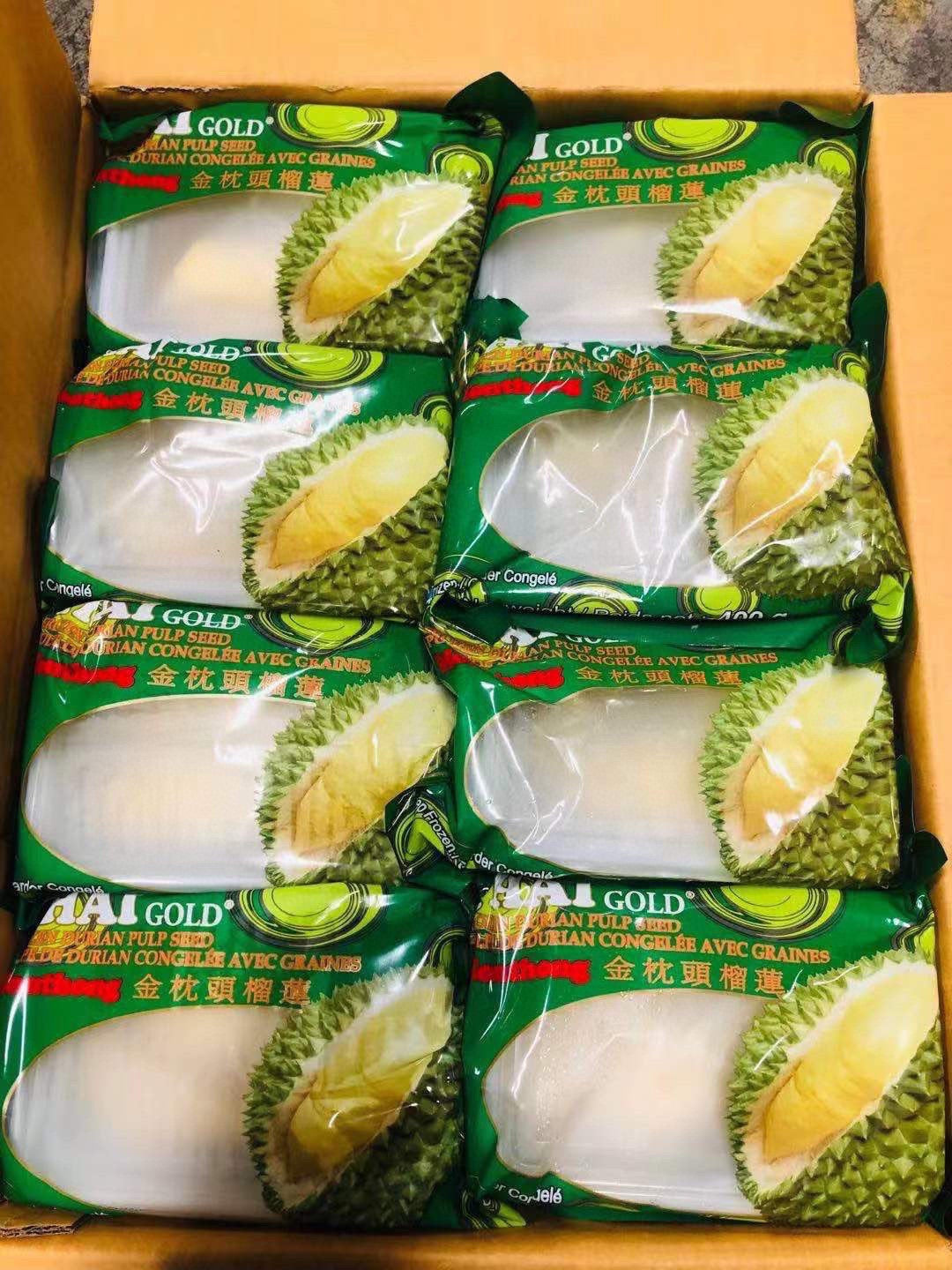 Thai Golden Pillow Durian 400g/box