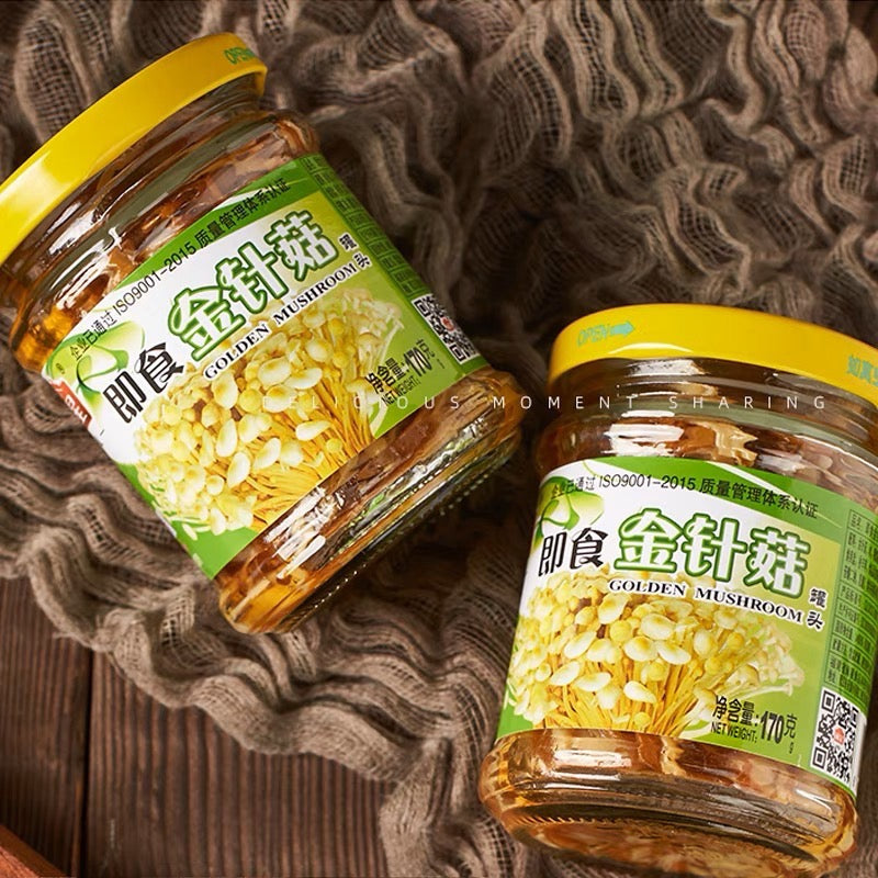 Minxing Enoki Mushrooms 170g/can