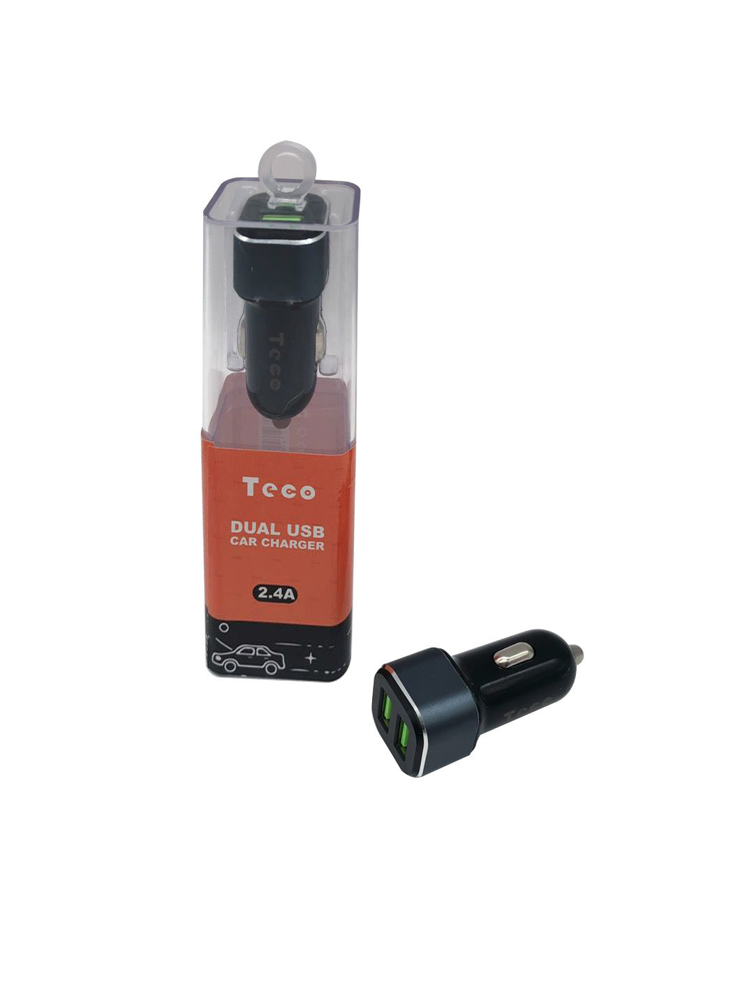 Teco 双口USB接口车充 2.4A 输出