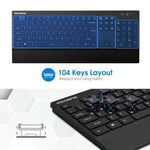 🦅In stock️Vicsting Wireless Bluetooth Keyboard and Mouse 🖱️ Set