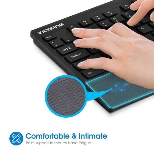 🦅In stock️Vicsting Wireless Bluetooth Keyboard and Mouse 🖱️ Set