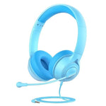 Mpow LH1 Kids Headphones with Microphone - a must-have for online classes! Blue!