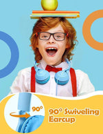 Mpow LH1 Kids Headphones with Microphone - a must-have for online classes! Blue!